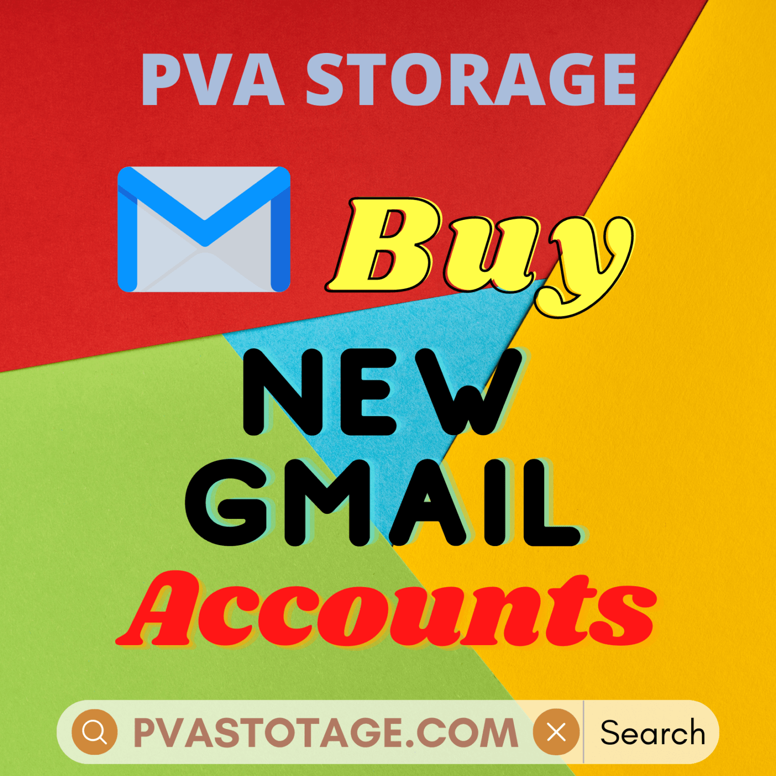 Buy New Gmail Accounts PVA Storage