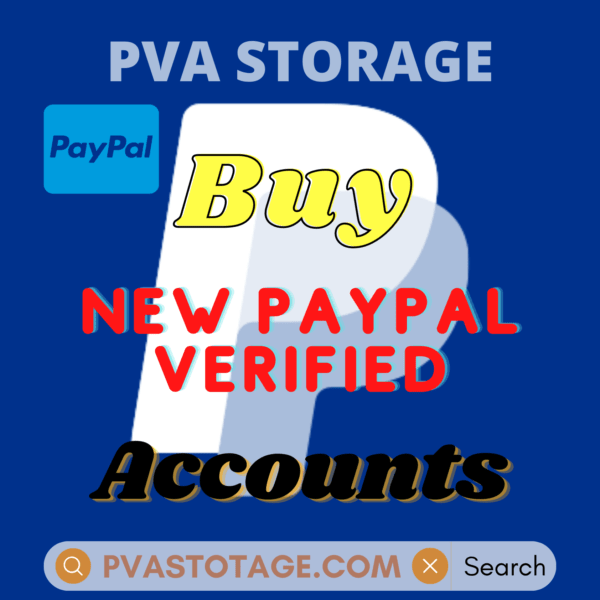 New PayPal Verified Accounts